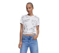 Desigual TS_Mickey Sketch, 1000 White, S