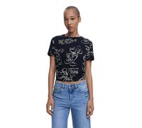 Desigual TS_Mickey Sketch, 2000 Black, XL