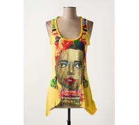 desigual tuniques femme de couleur jaune 36