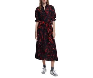 Desigual Vest_CAMISERO_PLISADO, 3029 Dark Red, L