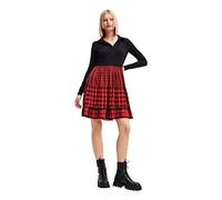 Desigual Vest_harryst Robe, Rouge, X-Small Femme