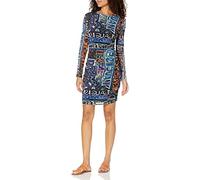 Desigual Vest_Lettering 2000 Robe, Noir, Taille L Femmes