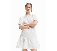 Desigual Vest_Limon 1000 Robe, Blanc, XL Femme