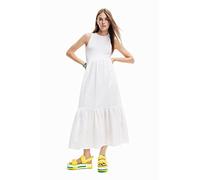 Desigual Vest_Lourdes 1000 Robe pour Femme Blanc Taille M, Blanc., M