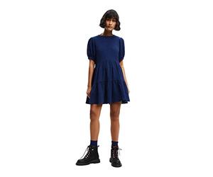 Desigual Vest_Luna, 5010 Royal Robe décontractée, Bleu, Taille L Femme
