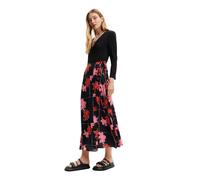 Desigual Vest_menphis Robe, Noir, Taille L Femme