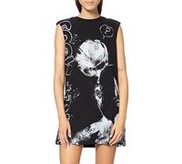 Desigual Vest_Oh My Mickey Robe décontractée, Noir, S Femme