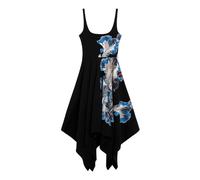 Desigual - Vest Orchid Lacroix - Femme - Robes - Noir - Taille: 36 FR