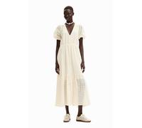 Desigual Vest_Ottawa Robe, Blanc, M Femme