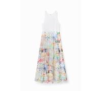Desigual Vest_Quatro 1000 Robe, Blanc, Taille S Femmes