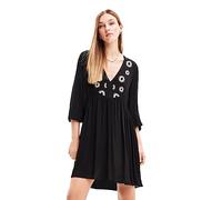 Desigual Vest_Seneca Robe, Noir, Taille L Femme