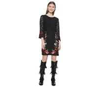Desigual Vest_vermond Robe, Noir (Negro 2000), 38 (Taille Fabricant: 36) Femme