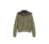 Desigual Veste de survêtement jaune foncé / gris foncé / vert, Taille S