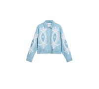 Desigual Veste mi-saison bleu / blanc, Taille XS