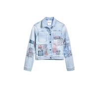 Desigual Veste mi-saison bleu denim / mélange de couleurs, Taille S