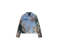 Desigual Veste mi-saison bleu denim / mélange de couleurs, Taille XS