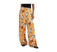 Desigual - Wide Pantalons - Femme - Pantalons - Jaune - Taille: 36 FR