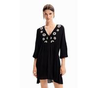 Desigual Vest_Creta 2000 Robe, Noir, Taille L Femmes