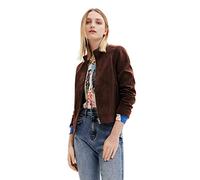Desigual Women's Chaq_las Vegas, 6000 Brown PU Coat, X-Small