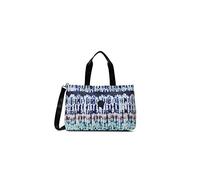 Desigual Woven Luggage, Sac Shoulder Femme, Bleu, Taille Unique