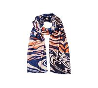 Desigual zèbre Scarf_Patch Zebra, Marron, Taille Unique Femme