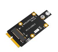 Desikixudy Adaptateur Mini M.2 Key B une PCI-E avec double fente pour carte Nano SIM pour module 3G/4G/5G
