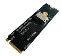 Desikixudy Adaptateur PCB M.2 NVME A U.2 Oculink SFF-8612 Adaptateur multifonction PCI-e NGFF GEN4