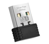 Desikixudy Adaptateur sans WiFi 6 AX286 802.11Ax 2,4 GHz, contrôleur gratuit, carte réseau USB pour ordinateur Win7/10/11, mini récepteur WiFi