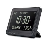 Desikixudy Azan Montre automatique mondiale numérique 8 sons de la prière Azan Horloge islamique murale et bureau