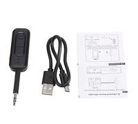 Desikixudy RéCepteur éMetteur 2 en 1 5.2 Adaptateur Audio sans StéRéO Bluetooth 3,5 Mm AUX avec Microphone pour Casque Audio TV
