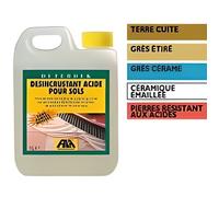 Désincrustant acide - Deterdek - 1 L - Nettoyage efficace - Ne dégage pas de fumées nocives - Multifonction