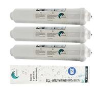 Desineo 3X Filtre à Eau pour Réfrigérateur Cartouche filtrante Compatible Tout Frigo Americain Ou Standard