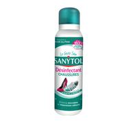 Désinfectant chaussures Sanytol, aérosol 150 ml, senteur fraiche