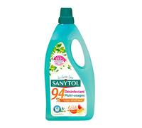 Sanytol Désinfectant Nettoyant Multi-usages 94% d'origine végétale aux huiles essentielles Agrumes - Flacon 1 L
