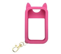 Désinfectant Pour Les Mains Portable - Support En Silicone De 4,69 Pouces | Étui De Voyage De 2,56 Pouces - Porte-clés Avec Oreilles Mignonnes Pour Un Usage Quotidien, Protection Du Sac À Dos Et Accès