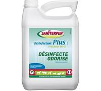 Saniterpen – Désinfectant Plus – Bactéricide concentré – Fraicheur Verte 5 L