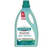 Sanytol Nettoyant désinfectant sols et surfaces - Parfum Eucalyptus - Bidon de 5 L