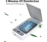 Désinfection Par Stérilisateur Uv, Lampe Uv Portable, Boîte De Nettoyage Pour Désinfectant De Téléphone Pratique, Désinfection Par Lumière Uv