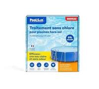Désinfection sans chlore - PooLSan - Kit hors-sol - Pour la désinfection de votre eau de piscine -