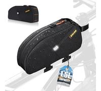 Desing Wish 1,5L Sacoche Velo Cadre Impermeable Sacoche Vélo Route Réfléchissant Sac Velo Accessoire Bikepacking pour Adulte Homme Femme VTT Electrique Gravel MTB Accessoire Anniversaire Cadeau