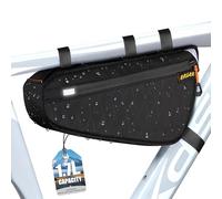 Desing Wish 1,7L Sacoche Velo Cadre Impermeable Sacoche Vélo Route Réfléchissant Sac Velo Accessoire Bikepacking pour Adulte Homme Femme VTT Electrique Gravel MTB Accessoire Cadeau Anniversaire