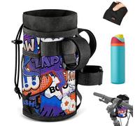 Desing Wish 12-24oz Porte Gourde Velo sans Vis Bidon Porte Velo avec Poche en Maille Porte Gourde VTT pour Bouteille Vélo Guidon Poussette Porte Gourde Scooters Fauteuil Roulant Randonnée Accessoires