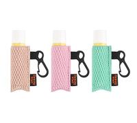 Desing Wish Chapstick Holder Manchon Élastique Chapstick Rouge à Lèvres Manche Porte-clés avec Clip Portable Baume à Lèvres Clip sur Clés/Sac à Main/Sac Porte-clés Cadeau