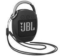 Desing Wish Coque Étui Silicone pour Haut-Parleur Compatible avec Haut-Parleur Bluetooth Portable JBL Clip 4 étui de Transport Anti Rayures avec Cordon Silicone Mousqueton Rond Dragonne Accessoires