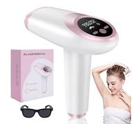 Desing Wish Epilateur Lumiere Pulsee IPL Hair Removal Epilateur laser Homme Femme Épilateur Lumière Pulsée Laser Epilation Definitive avec 5 Niveaux d'Energie 2 Modes pour Visage Corps Bikini Aisselle
