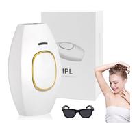 Desing Wish Epilateur Lumiere Pulsee IPL Hair Removal Epilateur laser Homme Femme Épilateur Lumière Pulsée Laser Epilation Definitive avec 5 Niveaux d'Energie 2 Modes pour Visage Corps Bikini Aisselle