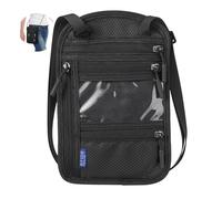 Desing Wish Pochettes Tour de Cou de Voyage Pochette Secrète Passeport Pochette Document Portefeuille Pochette Sac Téléphone Portable Petite pour Homme Femme Enfant Voyage Accessoire avec Blocage Rfid