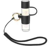 Desing Wish Porte Baume à Lèvres en Silicone avec Capuchon Elastiques Porte Rouge à Lèvres Portable Porte-clé avec Anneau de Clé et Dragonne Supports de Baume à Lèvres pour Femmes Enfants/Ecole/Voyage