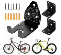 Desing Wish Support Vélo Mural Réglable Porte Velo Mural Horizontal Accroche Velo Gain de Place Support velo sol Rangement Ratelier Vélo Attache pour Garage Maison Vélos VTT Vélo de Route Accessoires