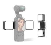 Desiontal Lampe pour DJI Osmo Pocket 3, mini lampes magnétiques portables pour caméra de vlogging, éclairage de remplissage pour Pocket 3, 300 mAh, 6 000 K, 60 lux, IRC ≥ 95, 8 pièces, lumière